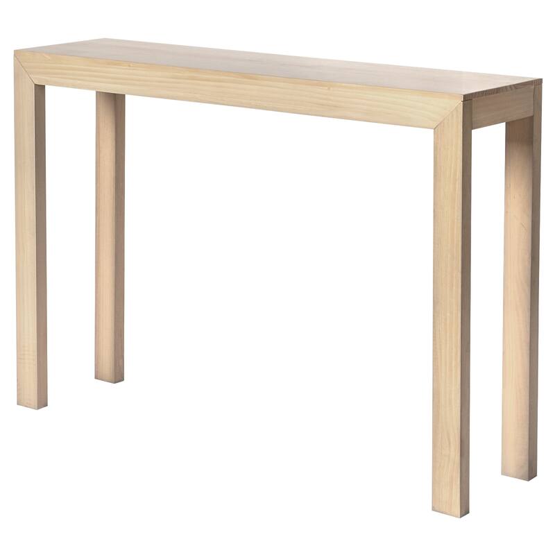 Pinewood Entryway Table Console with Sturdy Surface 220 lbs - 46.1 x 11.8 x 31.9 in
