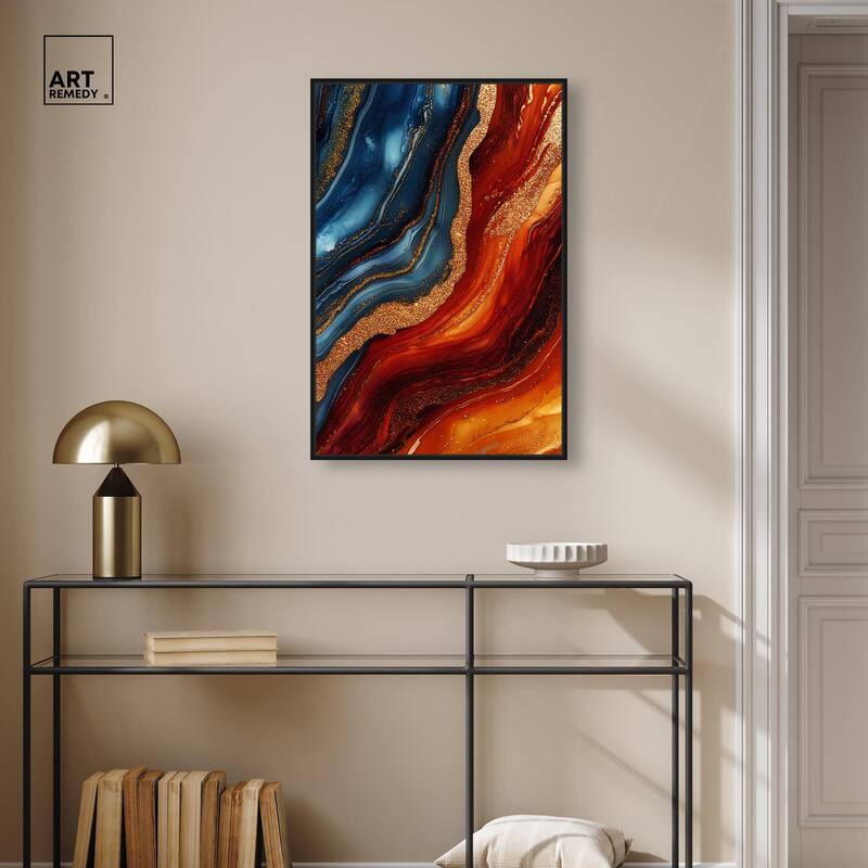Gilded Galaxy Canvas by Art Remedy