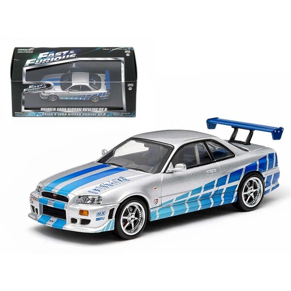 1999 Nissan Skyline Gt R 2 Fast 2 Furious Movie 03 1 43 Diecast Car Model By Greenlight Overstock
