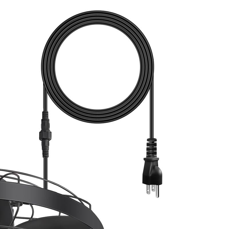 18.9-inch Flush Mount Caged Ceiling Fan with Light and Remote (7-Blade)