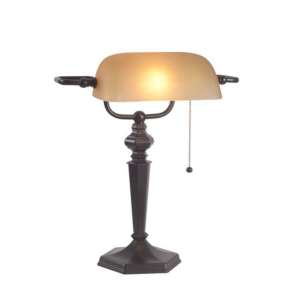 bronze bankers lamp