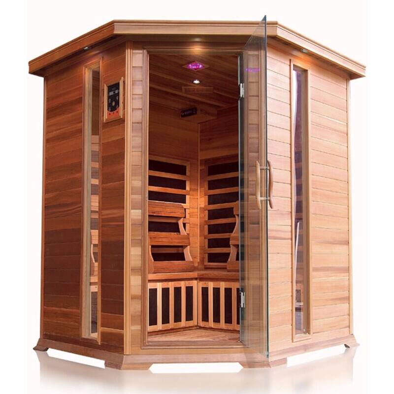 SunRay Bristol Bay 4-person Indoor Infrared Corner Sauna
