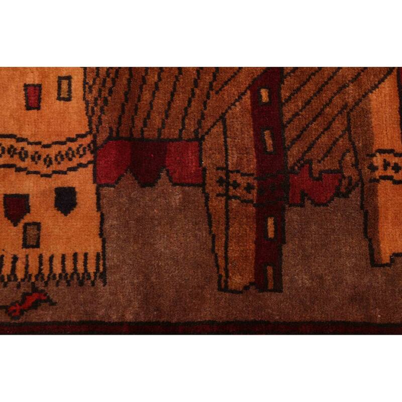 ECARPETGALLERY Hand-knotted Teimani Brown Wool Rug - 3'6 x 5'3