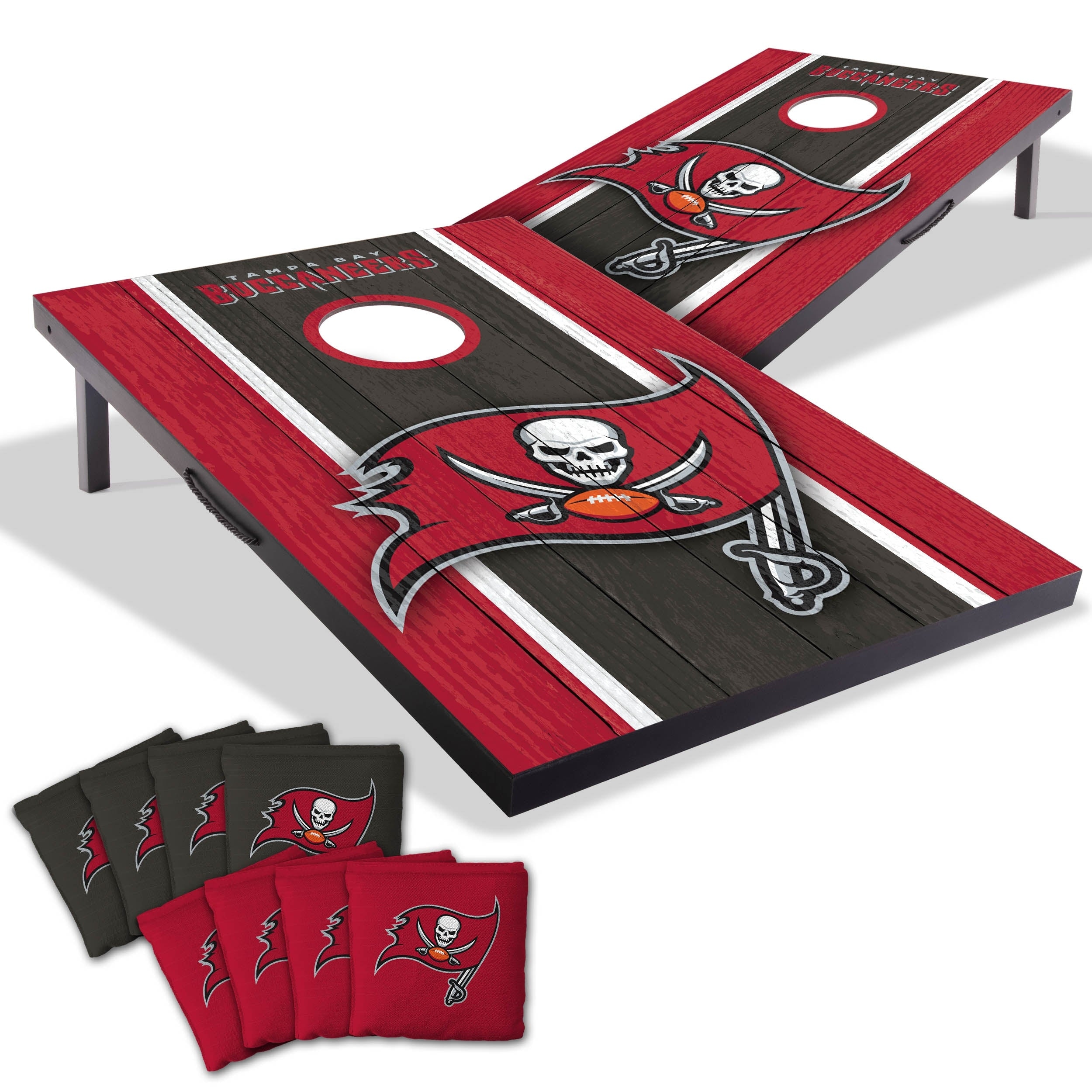 Tampa Bay Buccaneers NFL Compact 2x3 Tailgate Cornhole Board Set