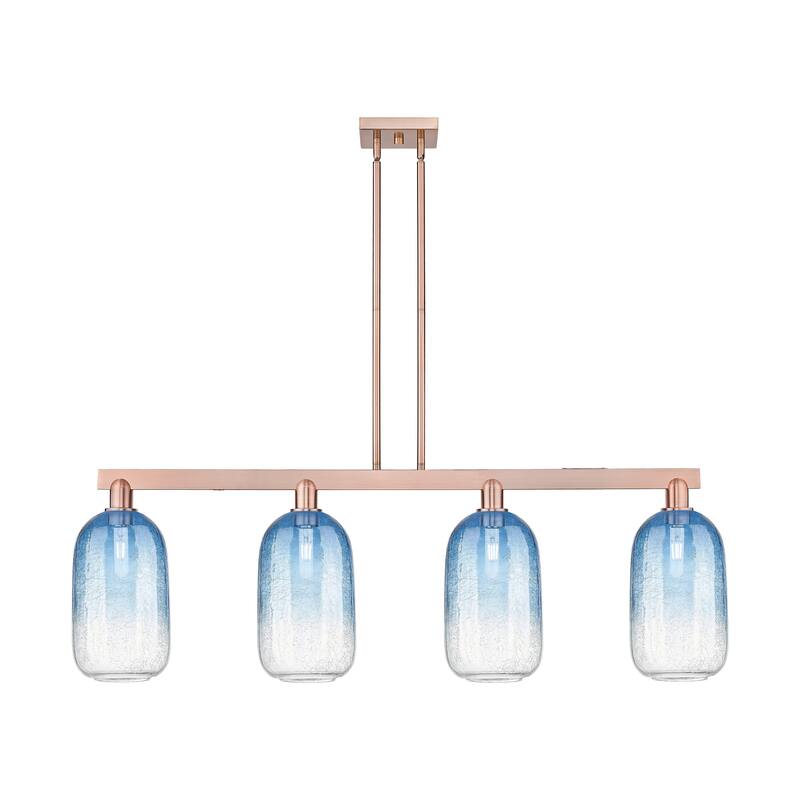 Innovations Lighting Urban Downtown - Brookhaven Cloche - 4 Light 48" Stem Hung Island Light