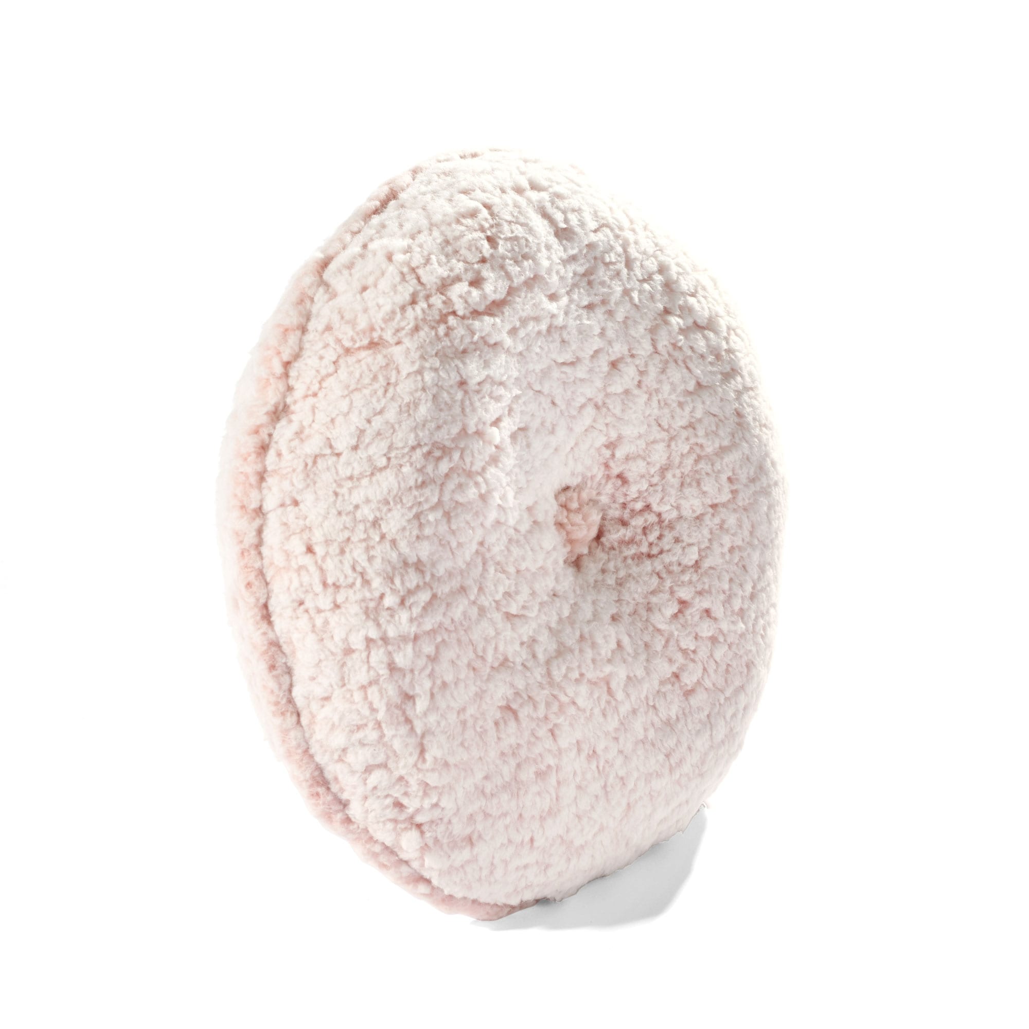 Lush Decor Button Soft Sherpa Round Decorative Pillow-image