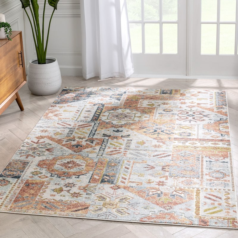 Well Woven Farah Adilah Vintage Tribal Mosaic Area Rug