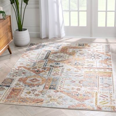 Well Woven Farah Adilah Vintage Tribal Mosaic Area Rug