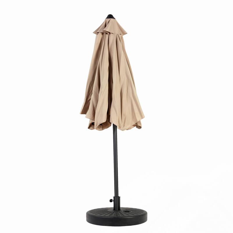9FT Patio Umbrella with Push Button Tilt and Crank(Base Not Included)