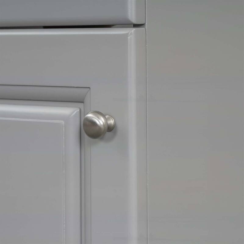 Freestanding Vanity Set with Door Shelf and Adjustable Shelf