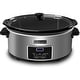 preview thumbnail 5 of 10, Homecookin 6 Quart Programmable Slow Cooker, Kitchen Appliances Stainless Steel