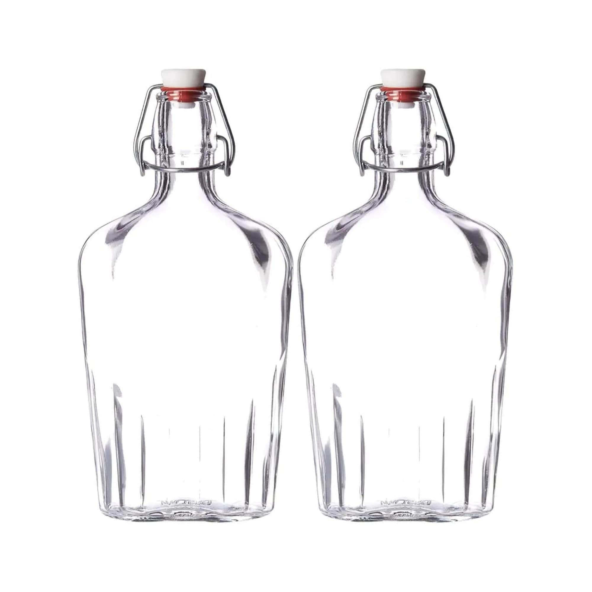 Bormioli Rocco Pocket Flask with Hermetic Lid - 17 oz