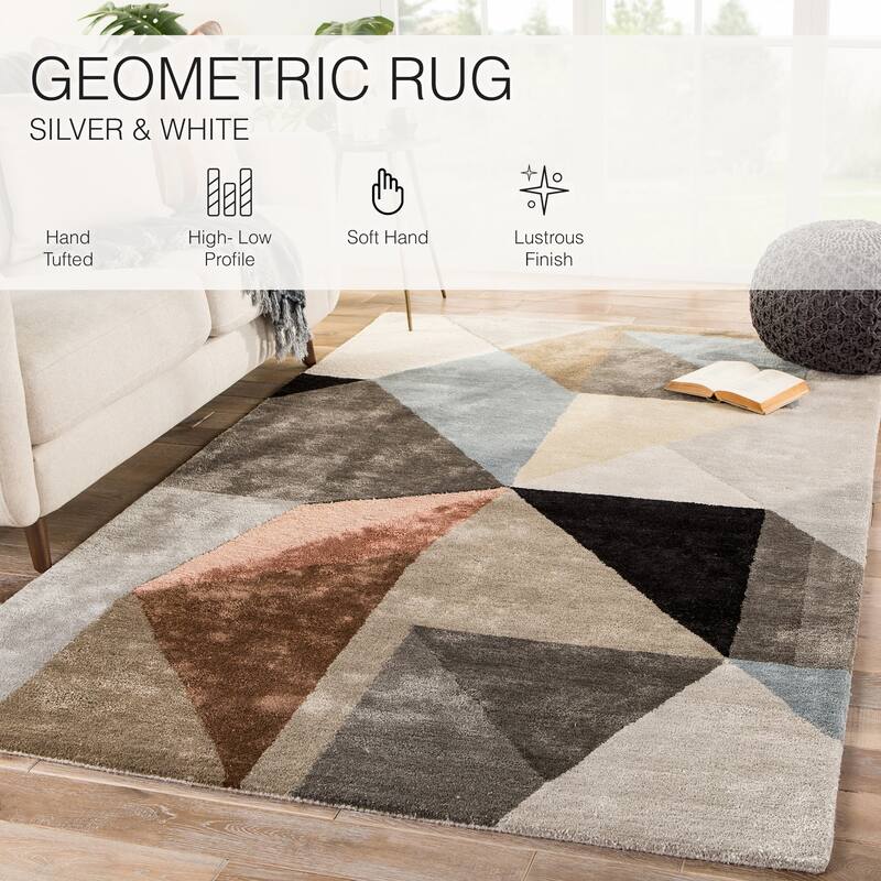 Scalene Handmade Geometric Area Rug