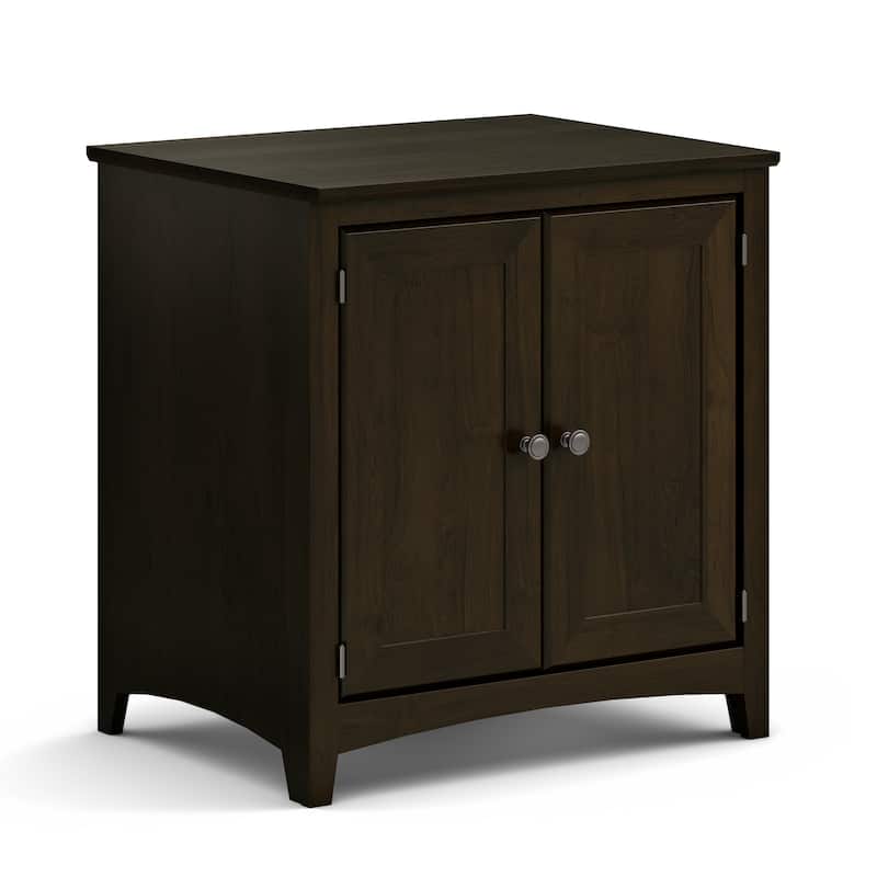 Arch+Haven Solid Wood 2 Door Cabinet