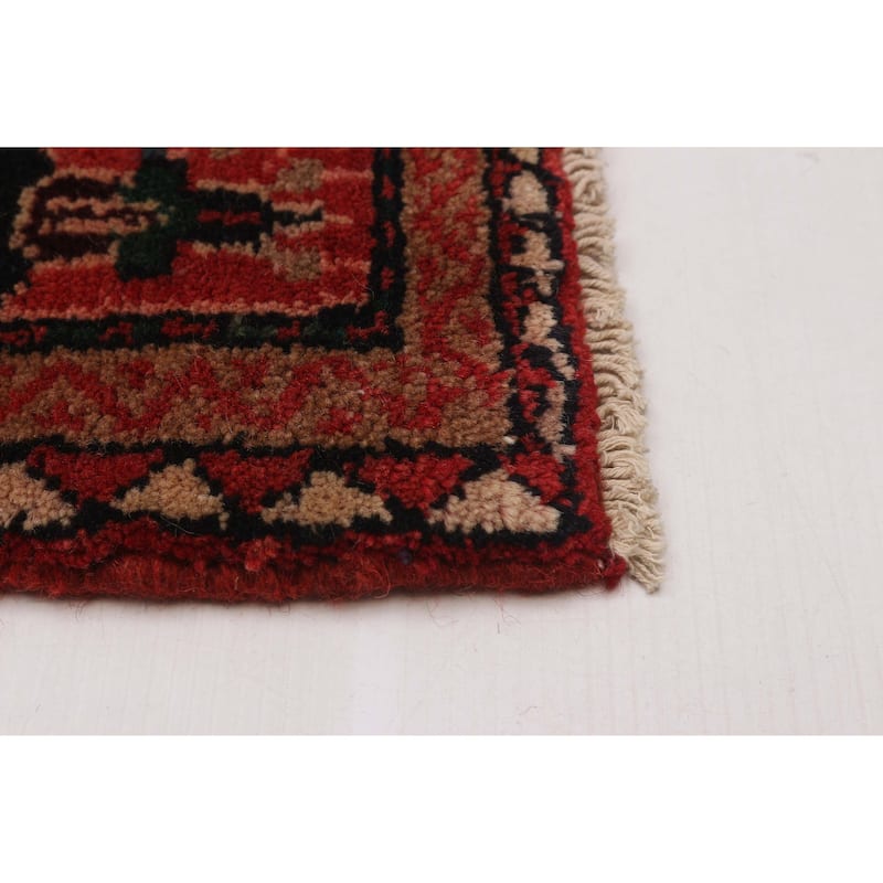 ECARPETGALLERY Hand-knotted Andelz Red Wool Rug - 4'8 x 8'6