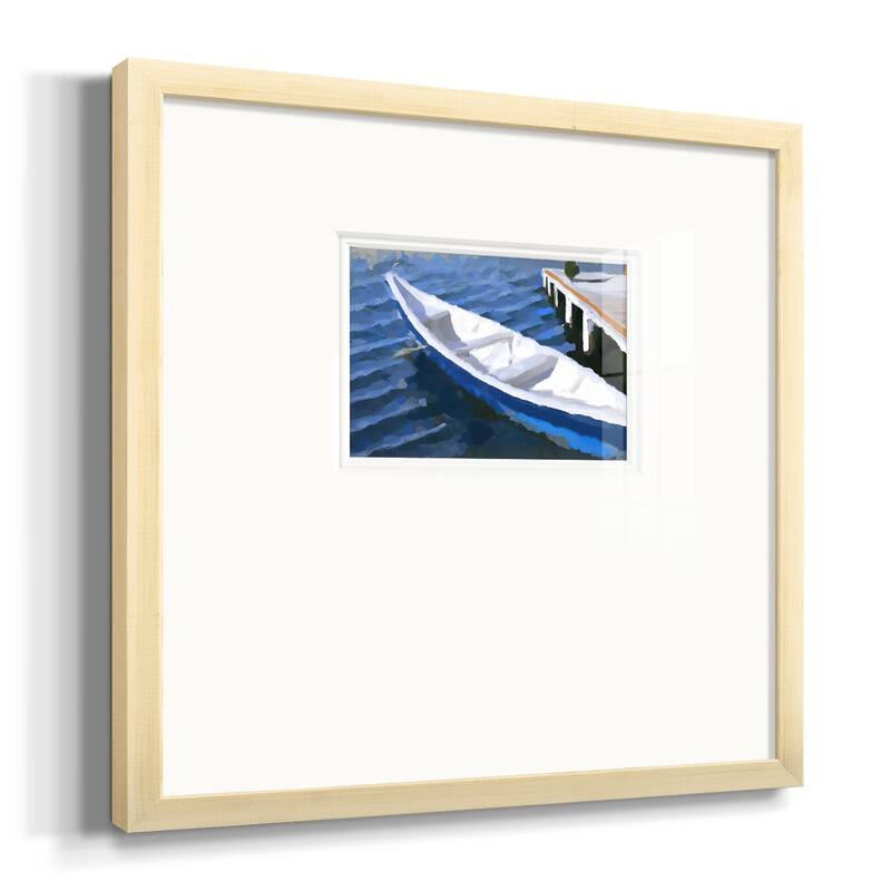 Colorful Rowboat IVPremium Framed Print