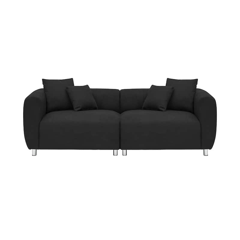 89 Inch Cotton Linen Loveseat Sofa for Living Room