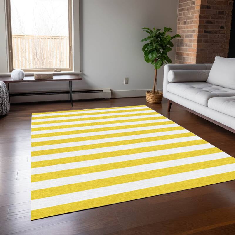 Befi Stripe Weather Resistant Versatile Elegance Outdoor Rug