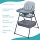 preview thumbnail 12 of 18, 2 In 1 Baby Highchairs with Foldable and Convertible