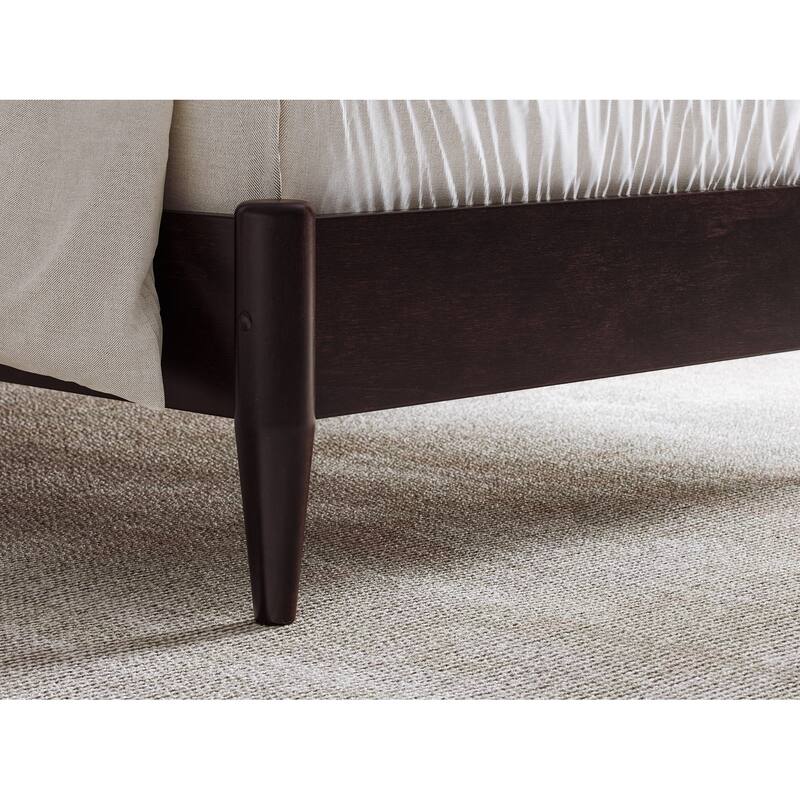 Naples Solid Wood Low Profile Platform Bed