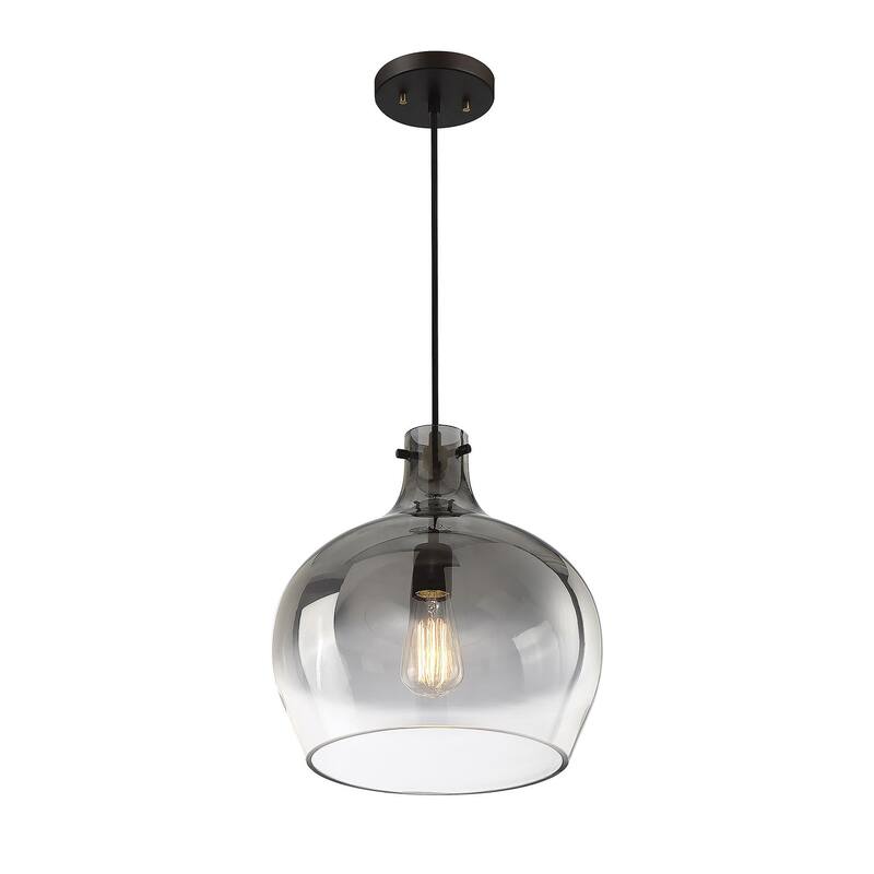Meridian M70078 Single Light 13" Wide Pendant