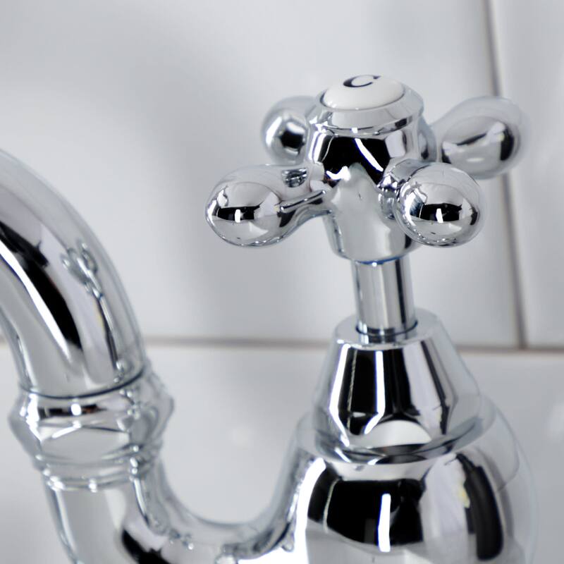 Kingston Brass KS797.AX English Country 1.2 GPM Bridge Bathroom Faucet