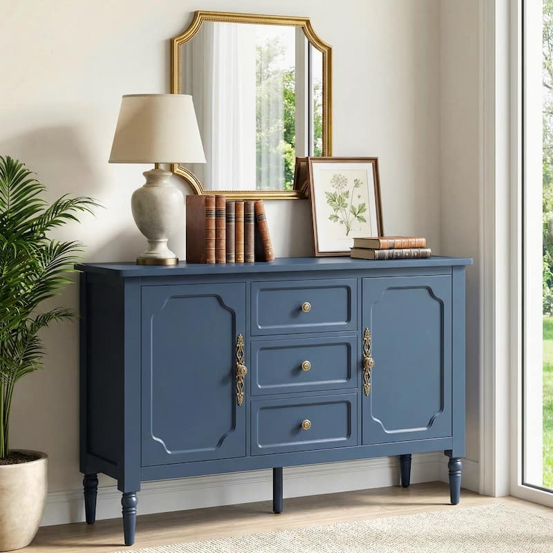 Buffet Sideboard Cabinet with 2 Doors & 3 Drawers - N/A