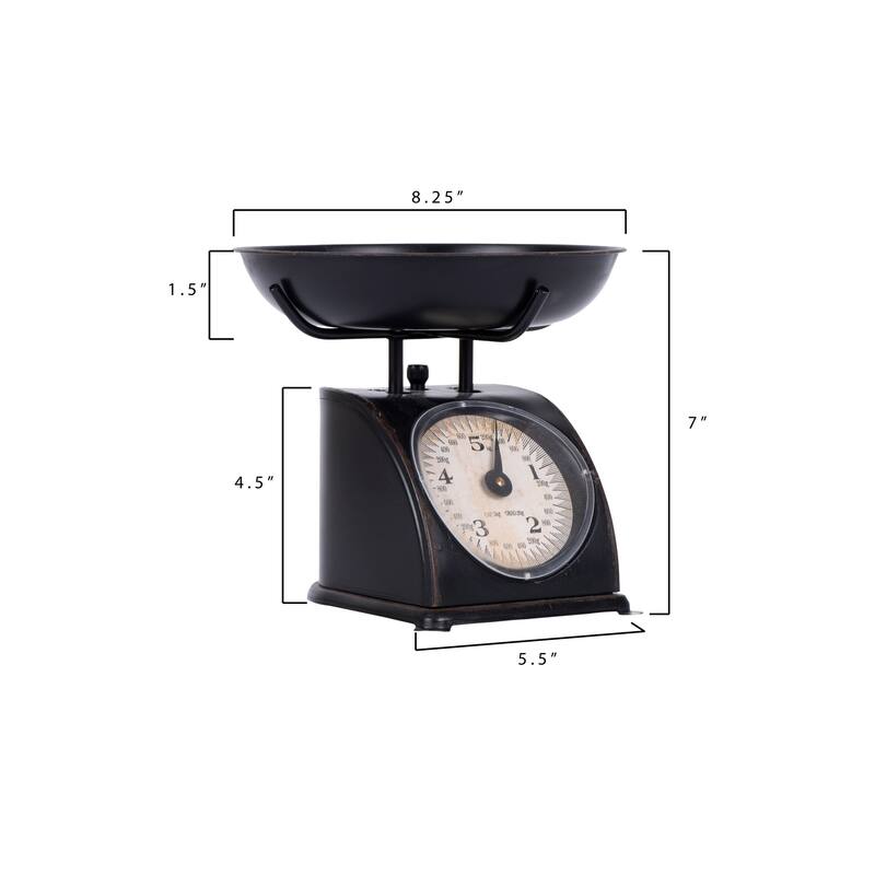 Antique Black Metal Scale