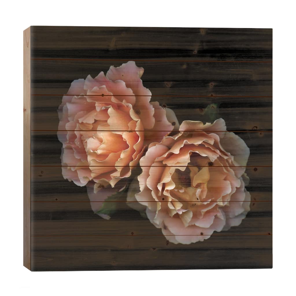 Le Temps des Roses Print On Wood by Magda Indigo - Multi-Color