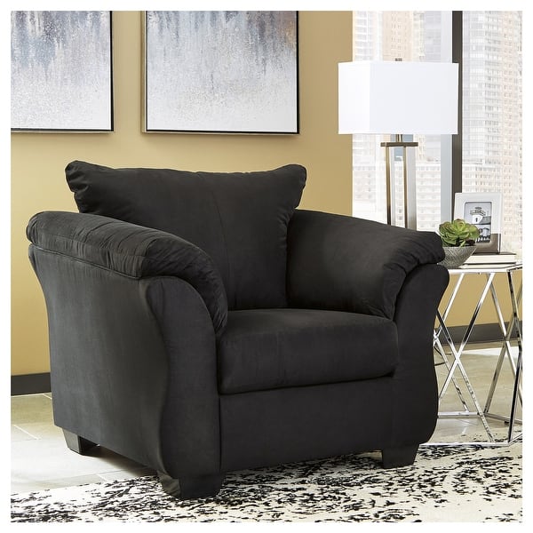 slide 2 of 11, Darcy Contemporary Black Chair Black