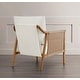 preview thumbnail 34 of 35, Spruce & Spring Lynn Accent Chair with Braid Wood Arm