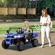 preview thumbnail 25 of 38, Gymax 12V 2 Seater Ride On UTV Dump Truck Remote w/ Electric Dump Bed