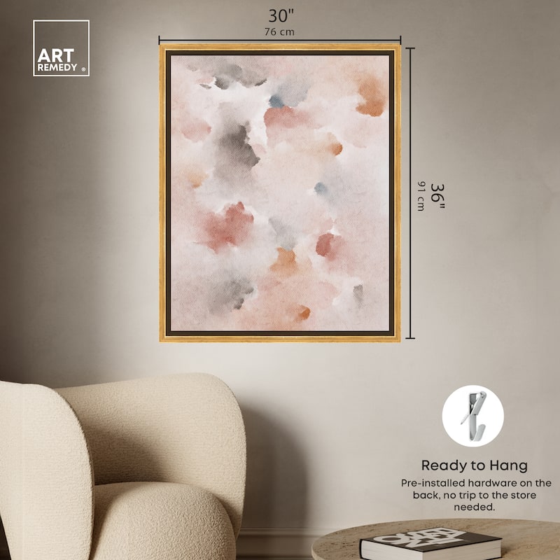 Art Remedy Cocadas Confectionery Framed Watercolor Boho Abstracts