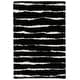 preview thumbnail 45 of 70, SAFAVIEH Venus Shag Moeidur 1.75-inch Thick Rug 4' x 6' - Black/Ivory - Rectangle