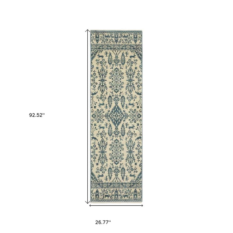 HomeRootsOriental Traditional Runner Area Rug