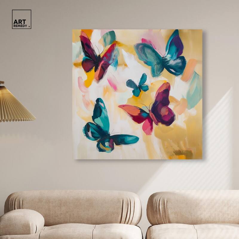 Wings in Waltz I Canvas by Art Remedy, Gallery Wrapped