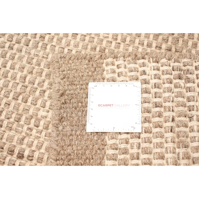 ECARPETGALLERY Hand Loomed Bungalow Wool Dhurrie