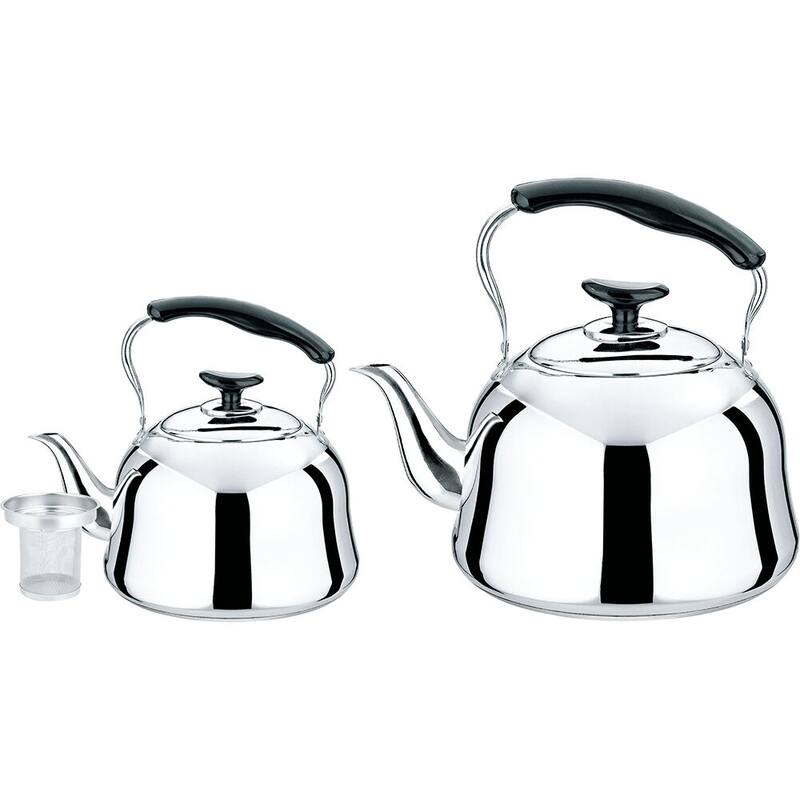 STP Goods Stainless Steel Kettles with Infuser Set of 2 - Setof2