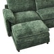 preview thumbnail 7 of 28, Moasis 142 Inch Modular Velvet Sectional Sofa with Movable Ottoman and Pillow Armrest for Living Room