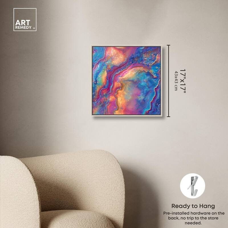 Glittering Spectrum II Canvas by Art Remedy