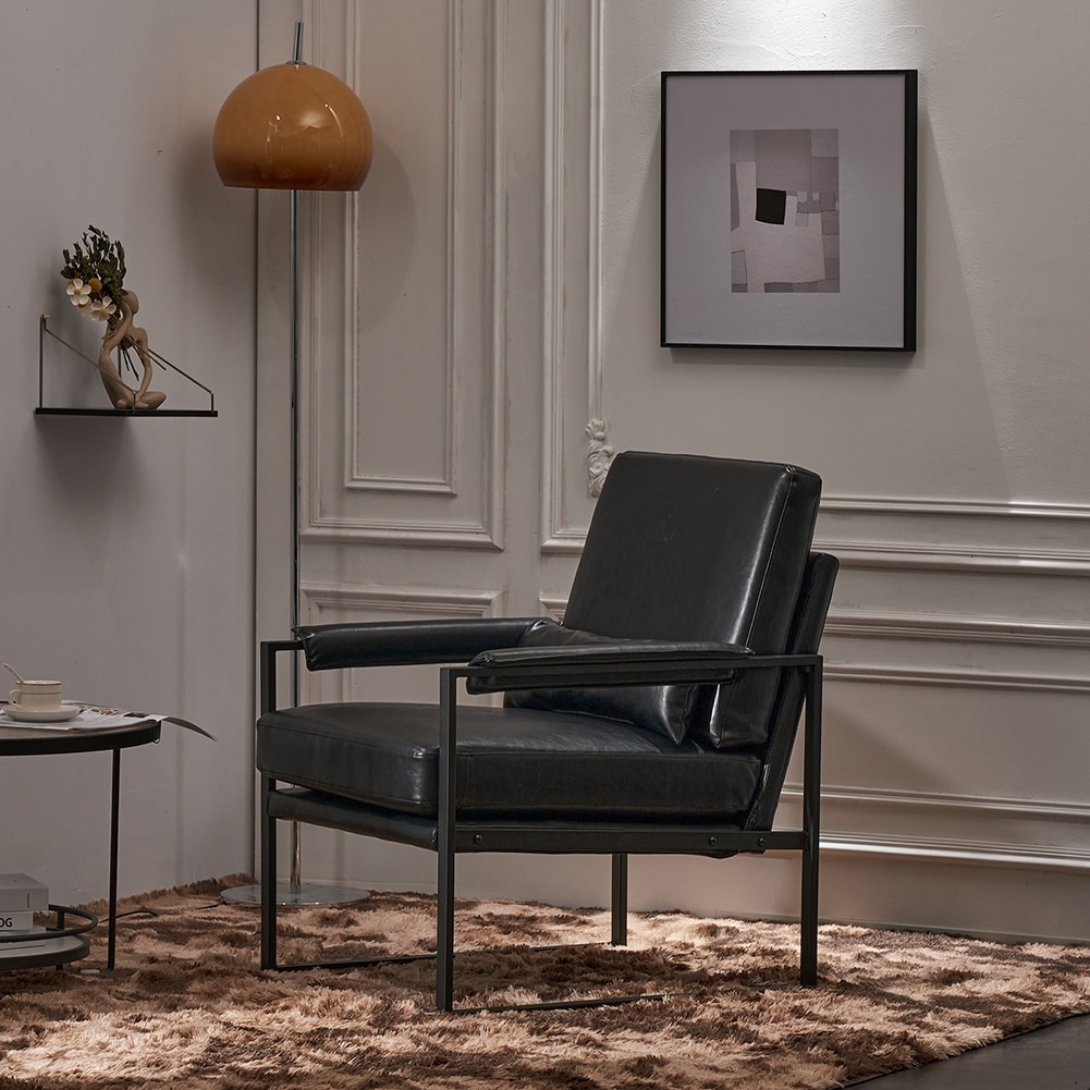 Puckman accent outlet chair black