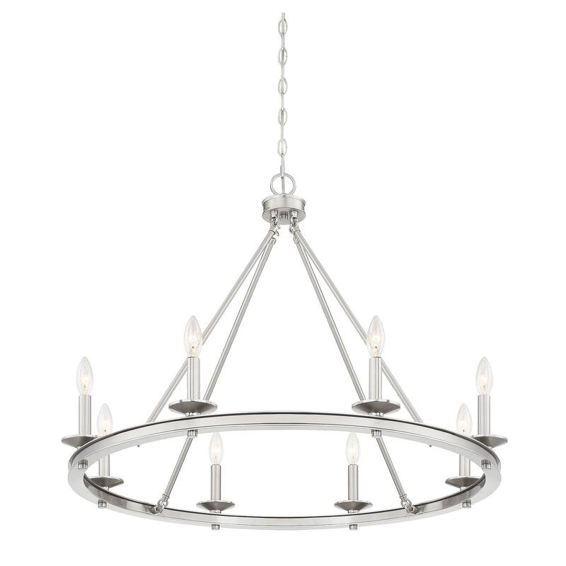 Savoy House Middleton 8 Light 33" Wide Taper Candle Chandelier