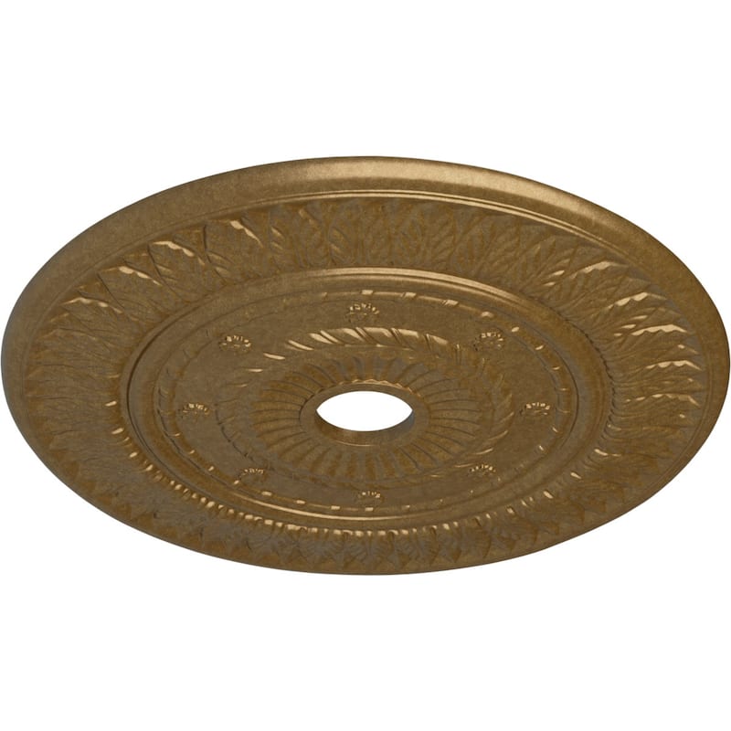 26 3/4"OD x 3 5/8"ID x 1 1/8"P Leaf Ceiling Medallion