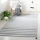 preview thumbnail 1 of 19, SAFAVIEH Handmade Montauk Caragh Stripe Cotton Flatweave Rug 3' x 5' - Grey/Ivory - Rectangle