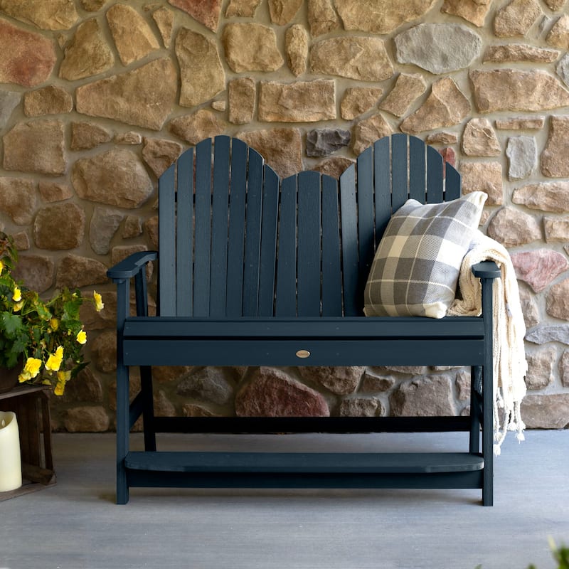 HIGHWOOD Hamilton 4-Foot Counter Height Bench - N/A - Federal Blue