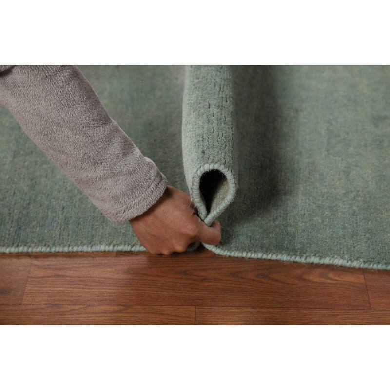 Gabbeh Modern Foyer Rug Handmade Bedroom Wool Carpet - 2'9"x 3'11"