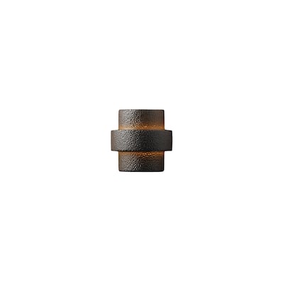 Justice Design Ambiance Iron Large Step Wall Sconce