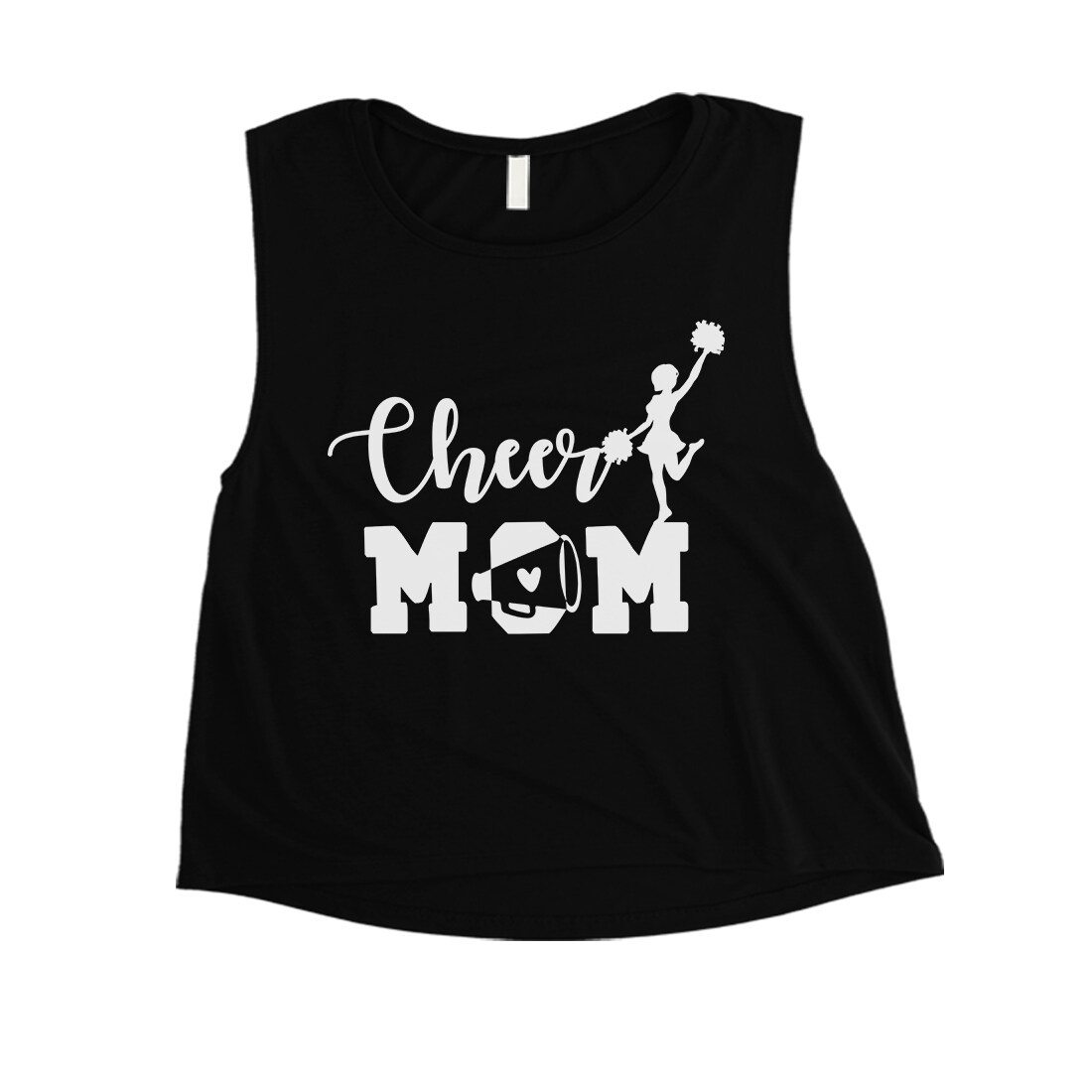 black crop workout tank
