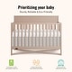 preview thumbnail 18 of 19, Dream On Me Owen 5-in-1 Convertible Crib, Matte Black