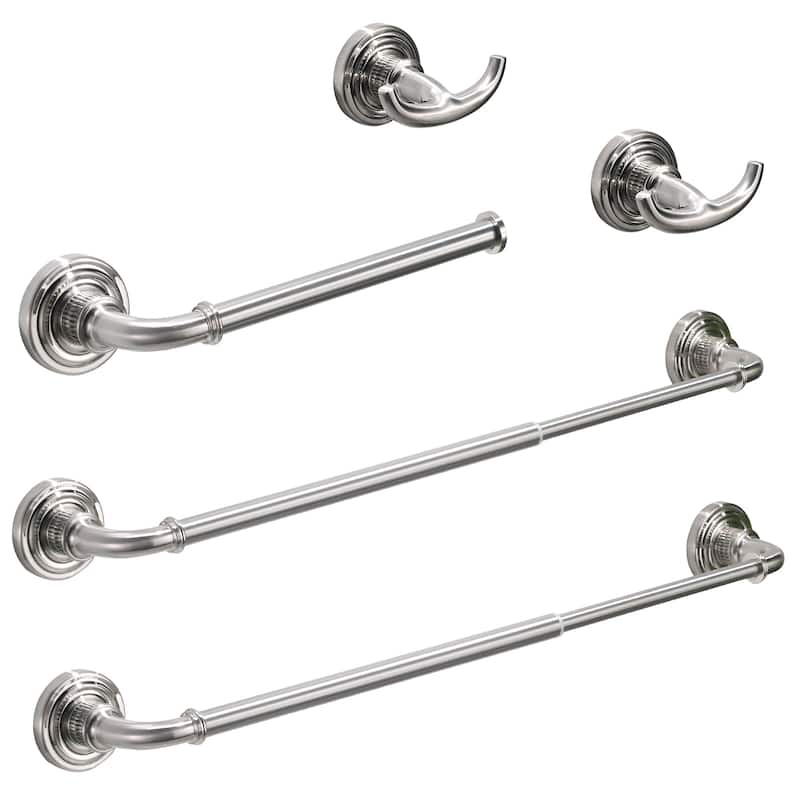 Vintage 5 Piece Bathroom Hardware Set